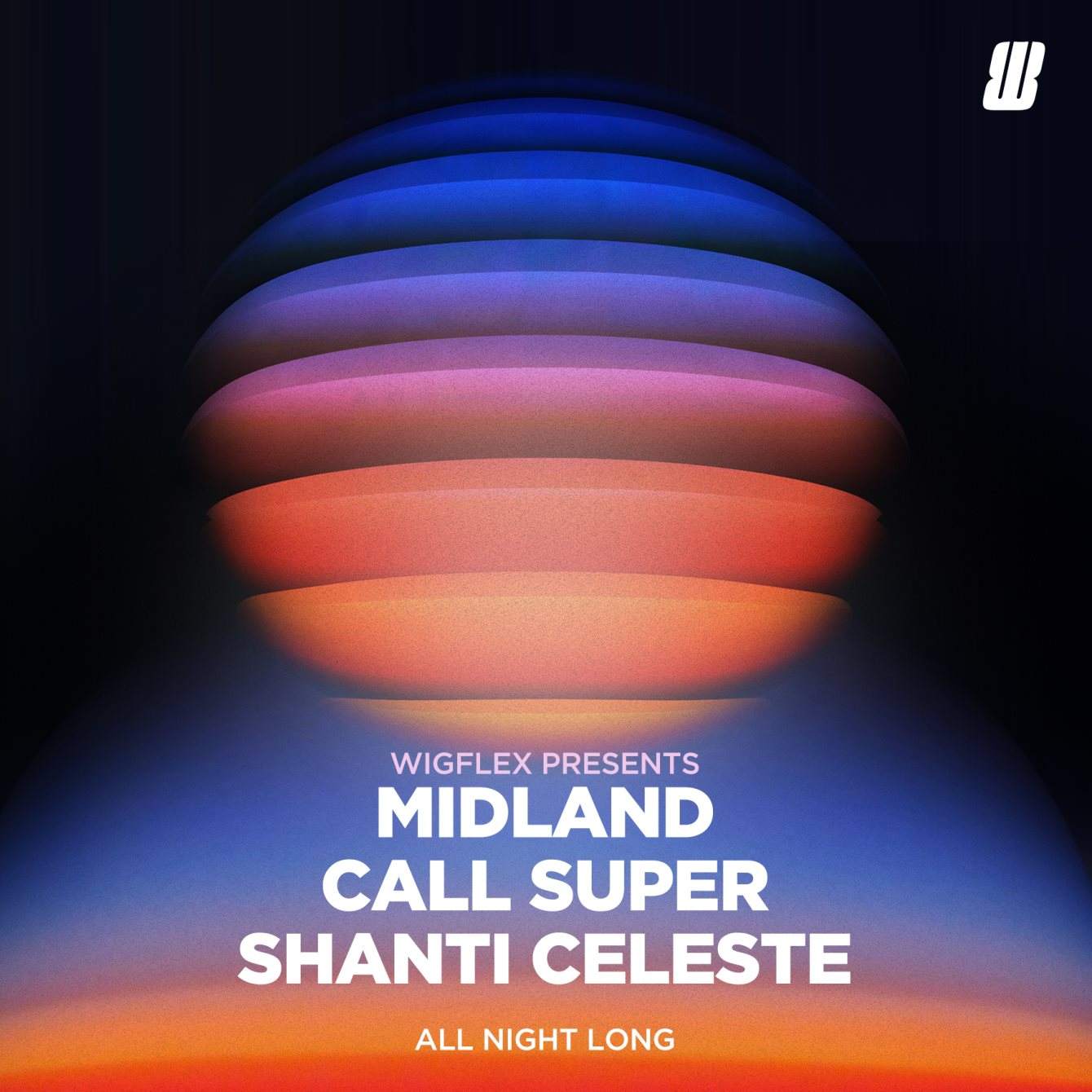 Wigflex - Midland, Call Super & Shanti Celeste - All night - Página frontal
