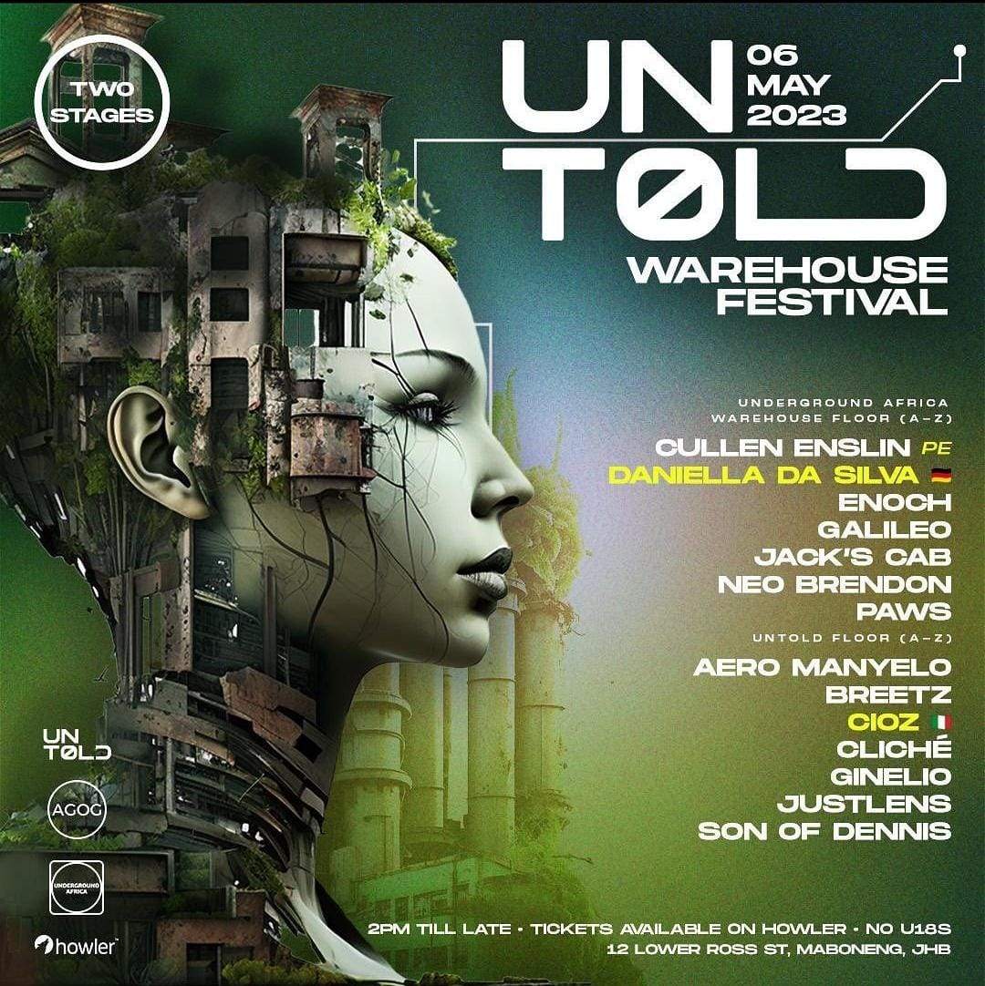Untold Warehouse Festival - Página frontal