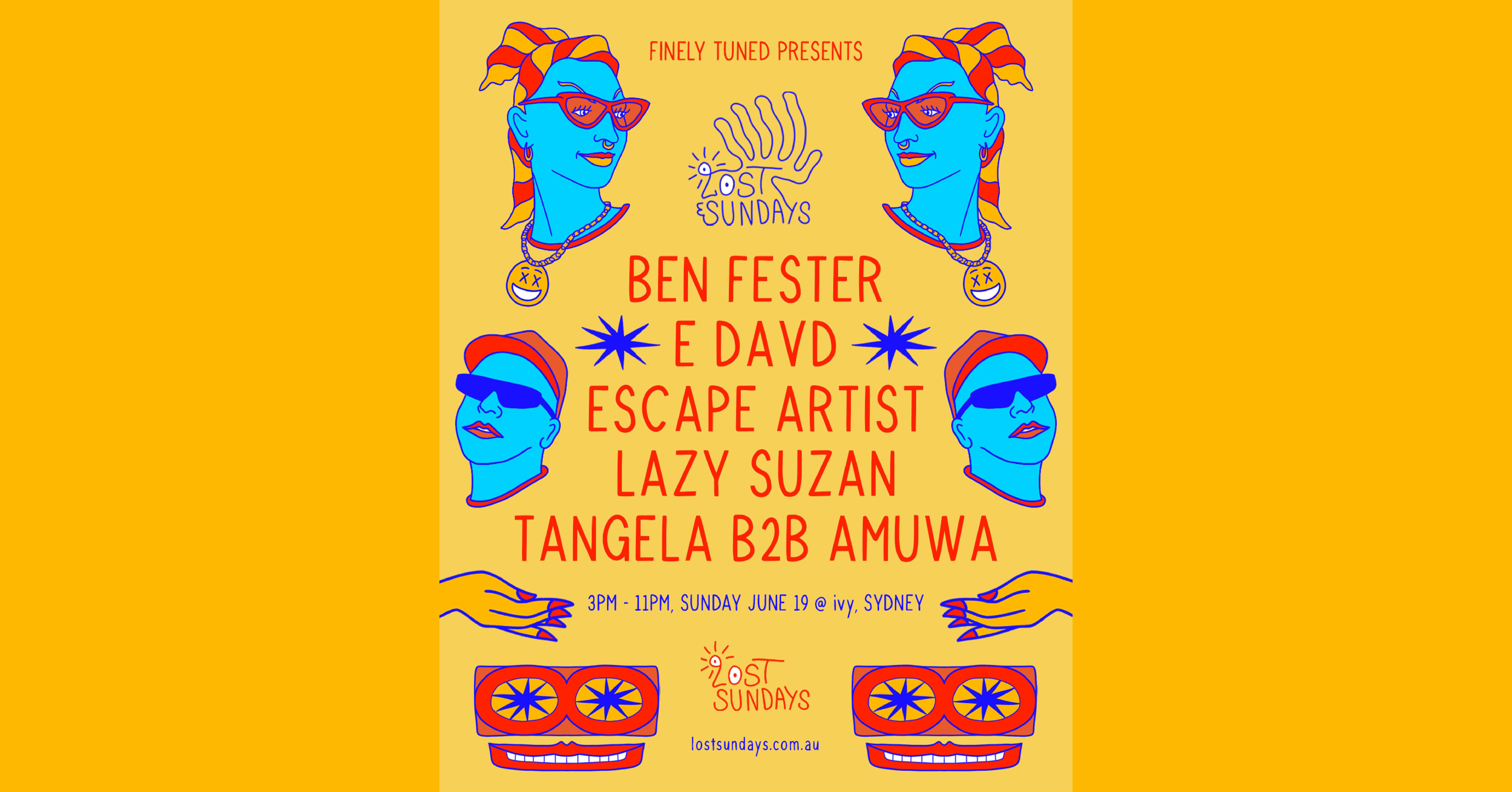 Lost Sundays ~ June 19 w. Escape Artist & Ben Fester - Página frontal