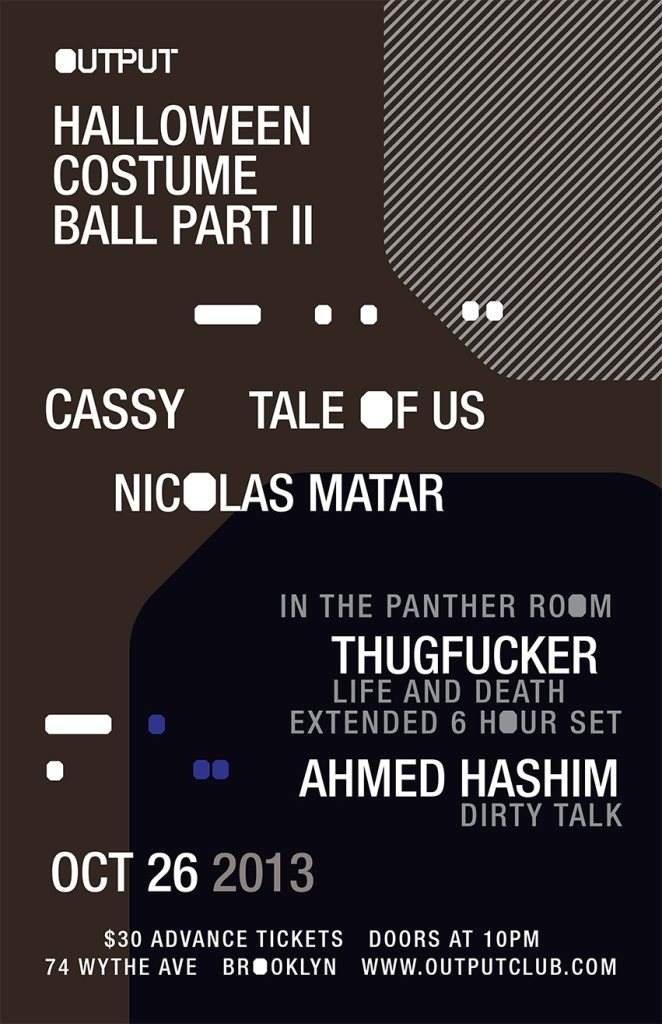 Halloween Costume Ball Pt 2 with Cassy/Tale of Us/ Nicolas Matar/ Thugfucker/ Ahmed Hashim - Página frontal