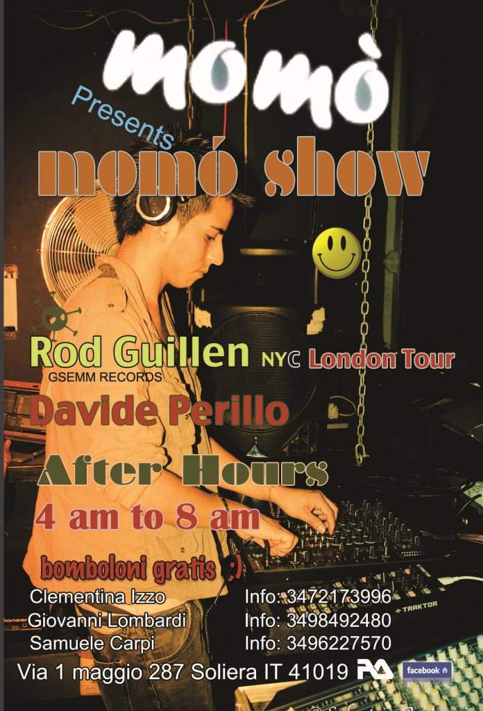 Momó Show - Página frontal