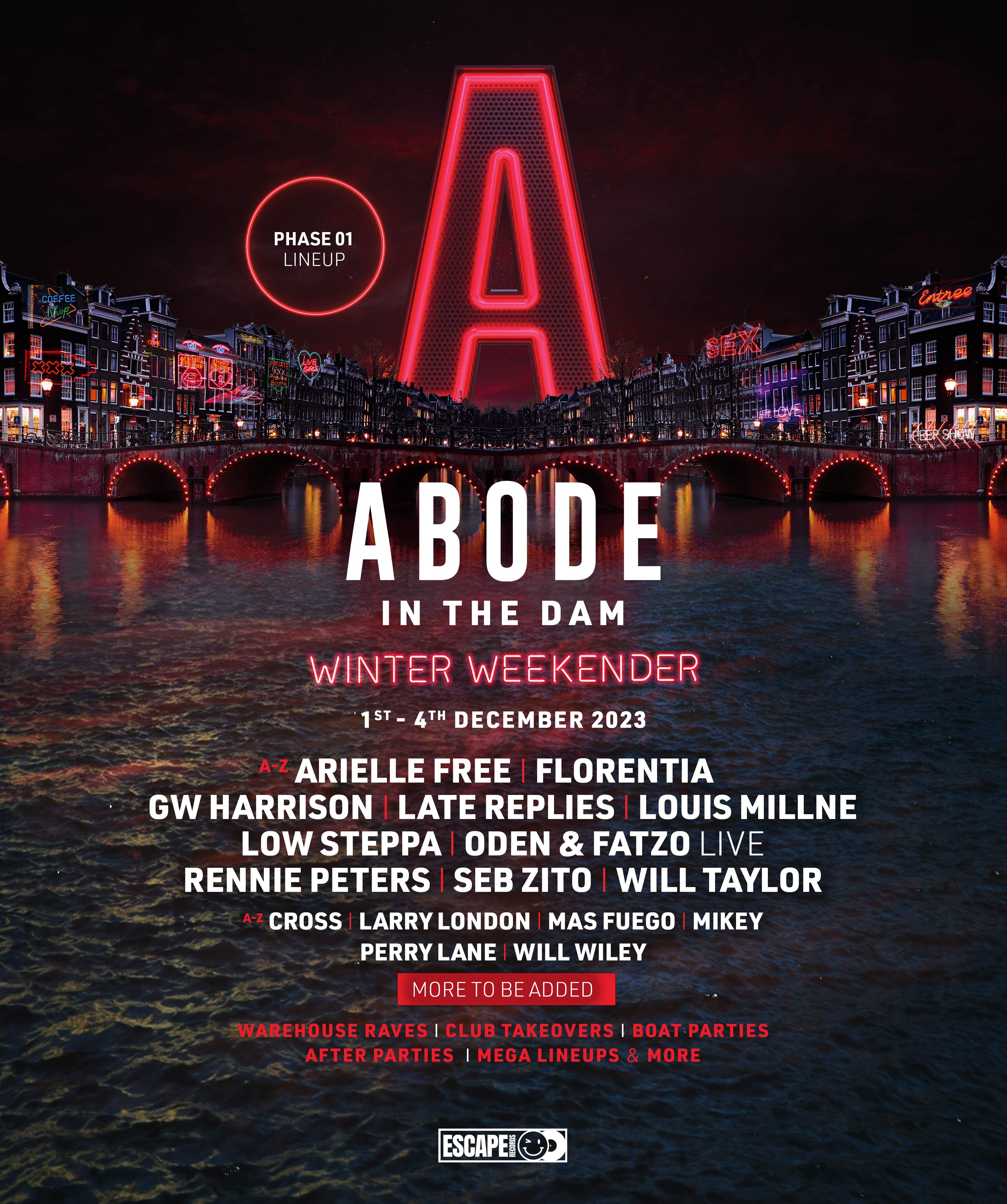 ABODE in the Dam - フライヤー表