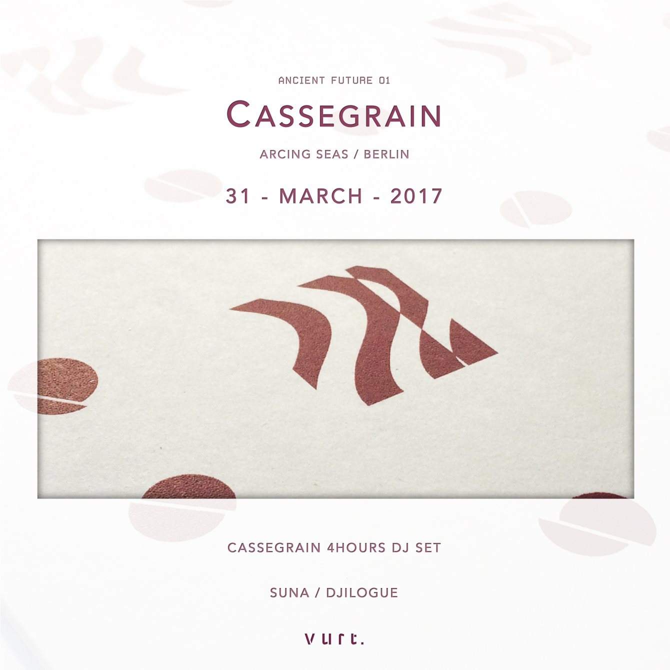 Ancient Future with Cassegrain - フライヤー表