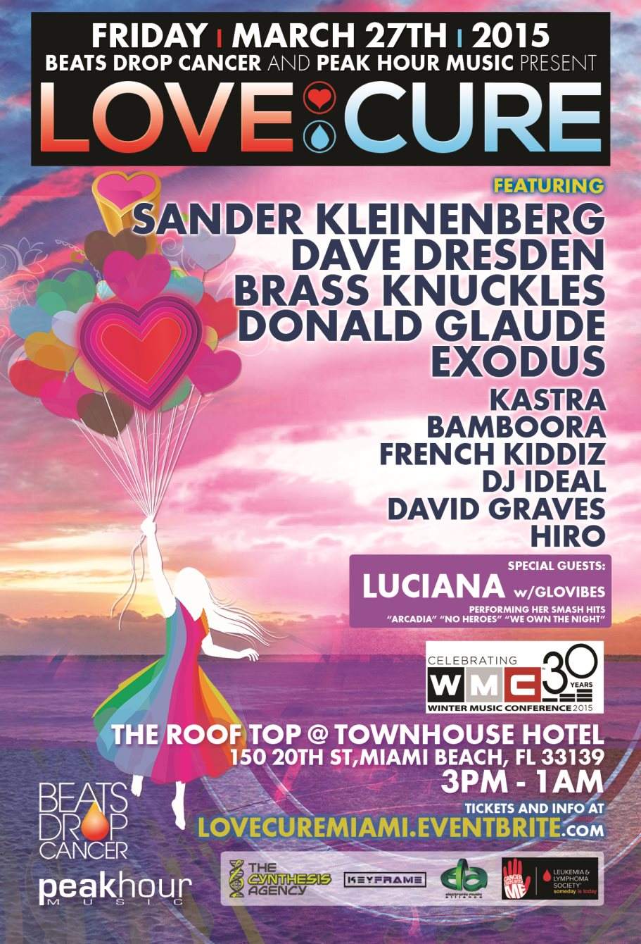 Love:Cure - Benefitting Beats Drop Cancer - Official WMC Event - Página frontal