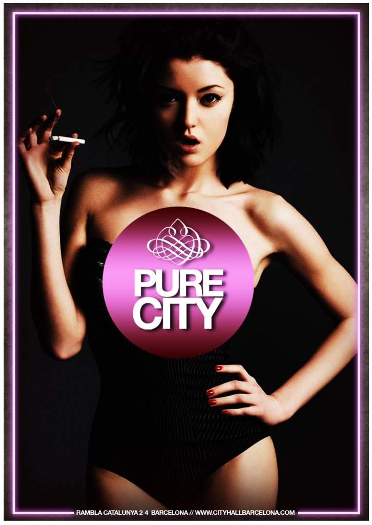 Pure City presents Frank Morin, NEL-G & Gustavo Lopez - フライヤー表