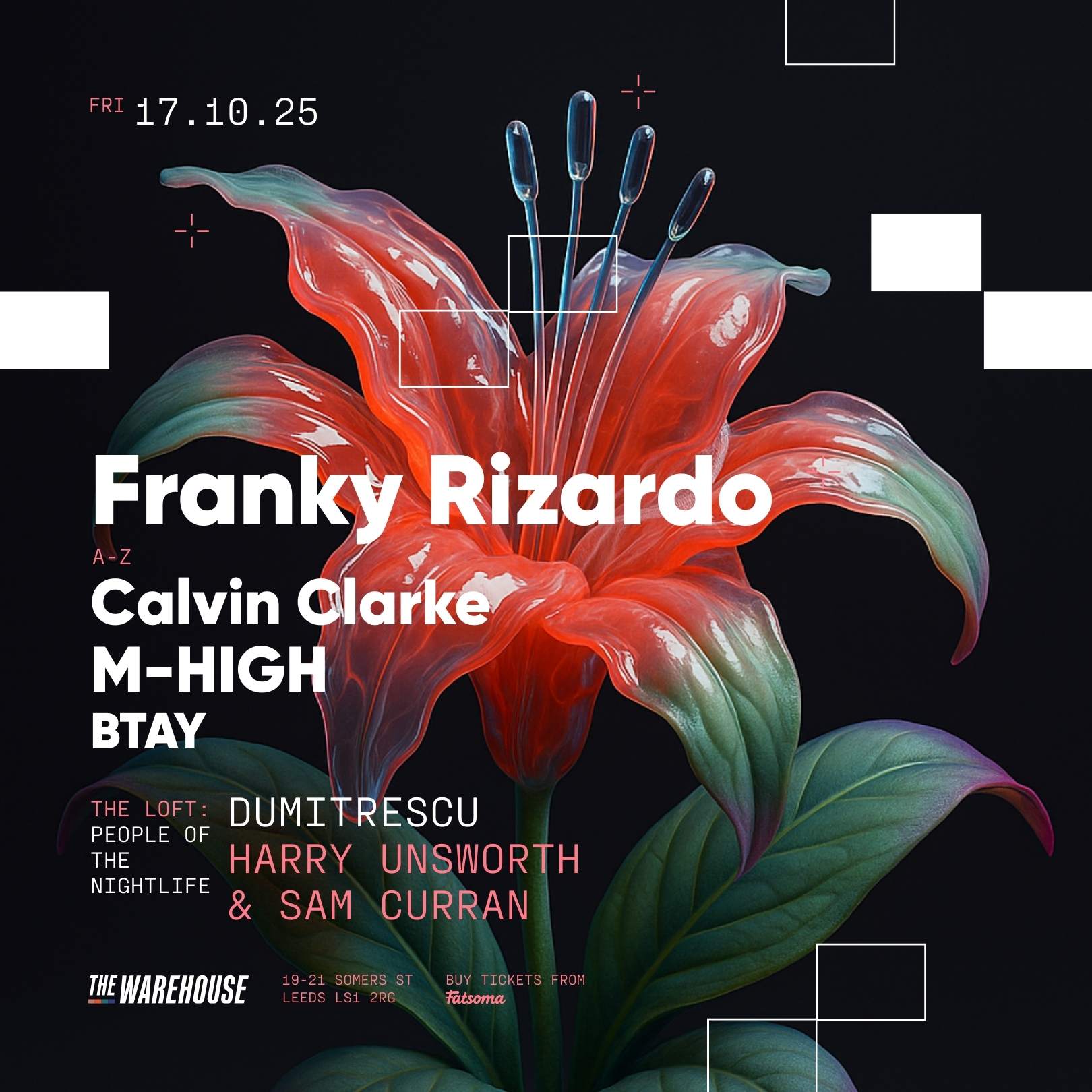 Franky Rizardo, M-High at The Warehouse, Leeds