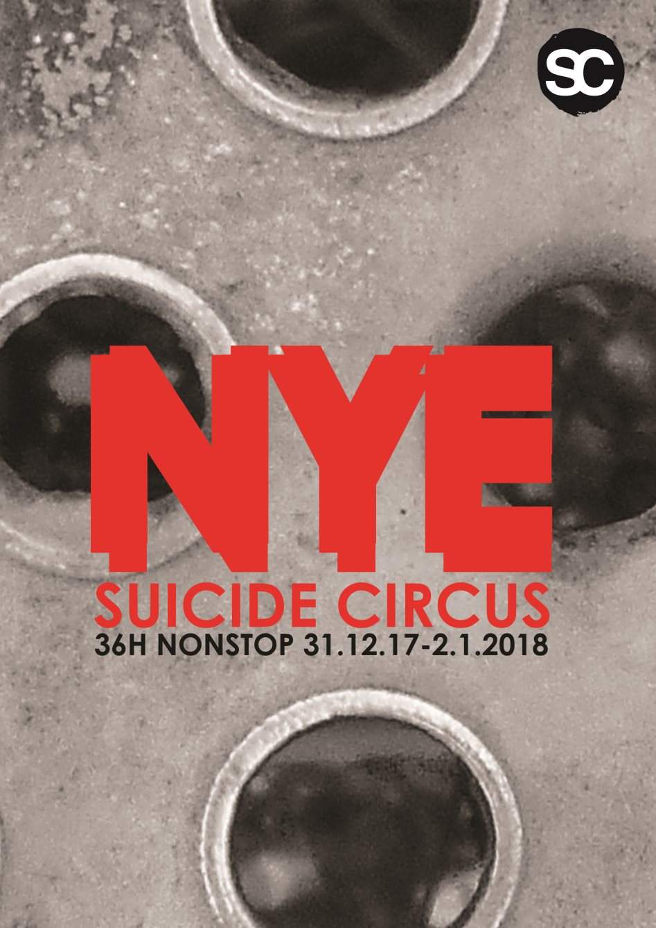 Suicide New Year 2018 - 36H Nonstop - Página frontal