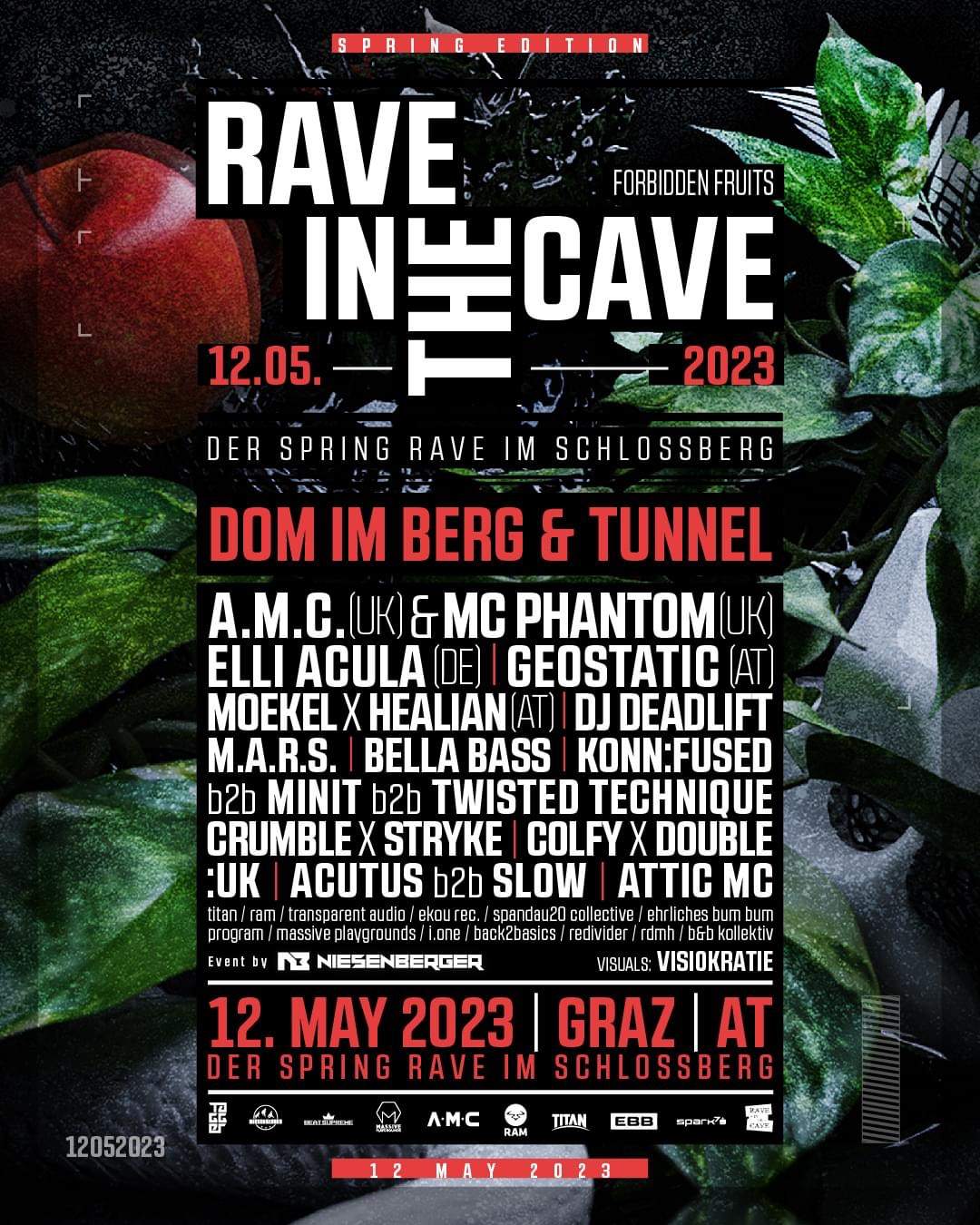 Rave in the Cave - SPRING EDITION 2023 - フライヤー裏