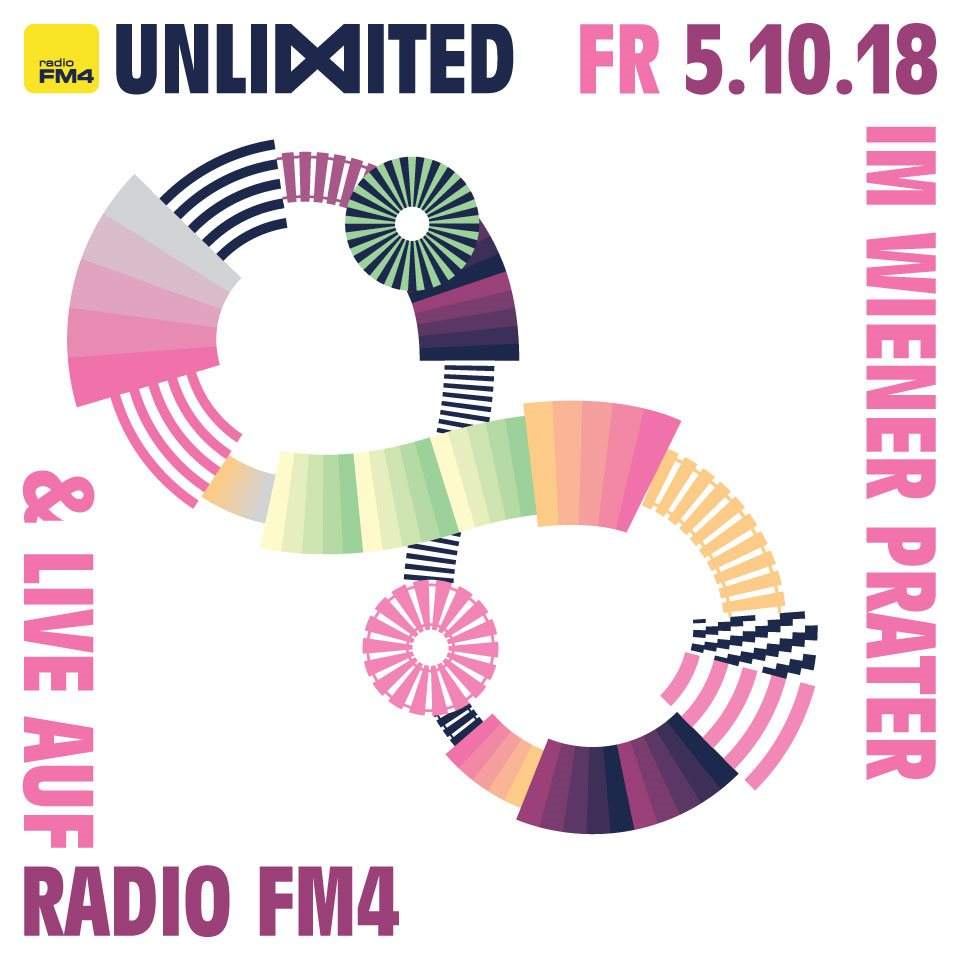 FM4 Unlimited im Wiener Prater 2018 - フライヤー表