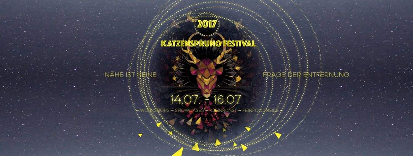 Katzensprung Festival at Cologne - フライヤー表