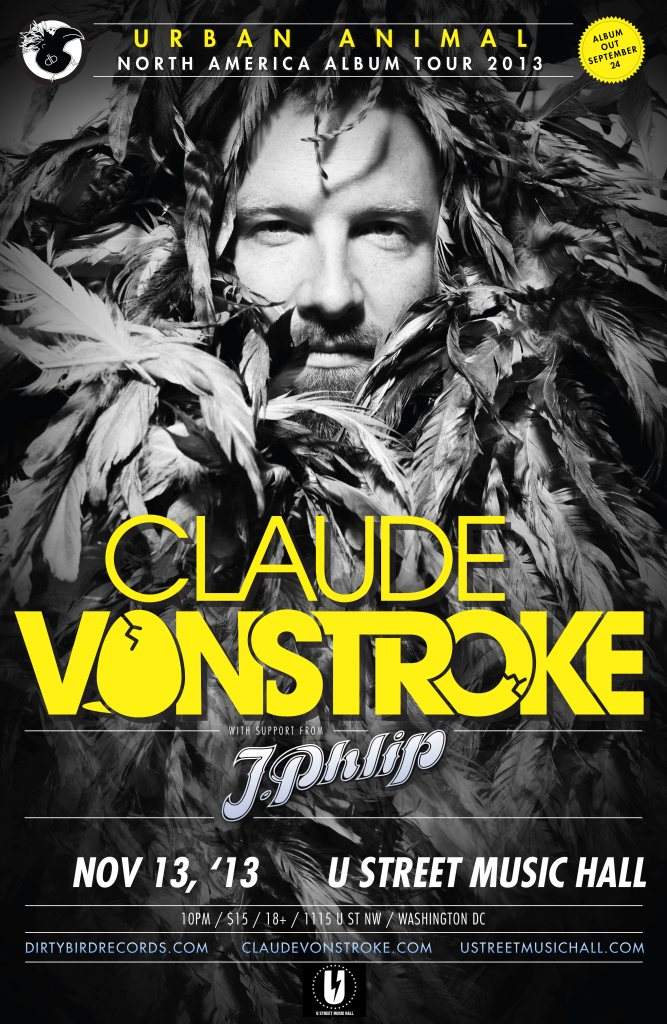 Claude Vonstroke - Urban Animal Album Tour	 - フライヤー表