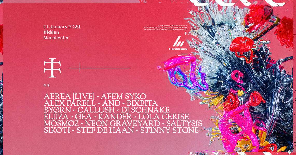 Teletech: NYD 2026 at Hidden, Manchester