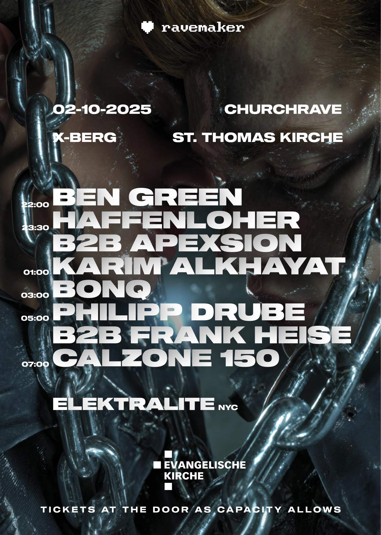CHURCH RAVE – IN LOVE UNITE at St. Thomas Kirche, Berlin