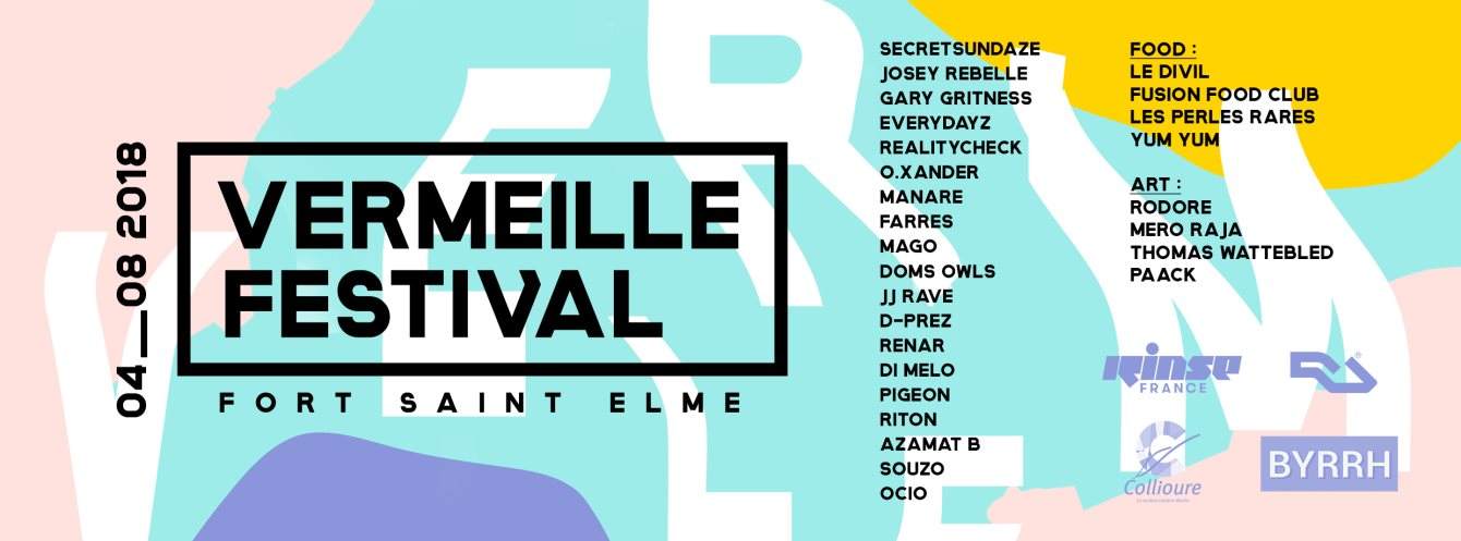 Vermeille Festival 2018 - Art / Food / Music - Página frontal