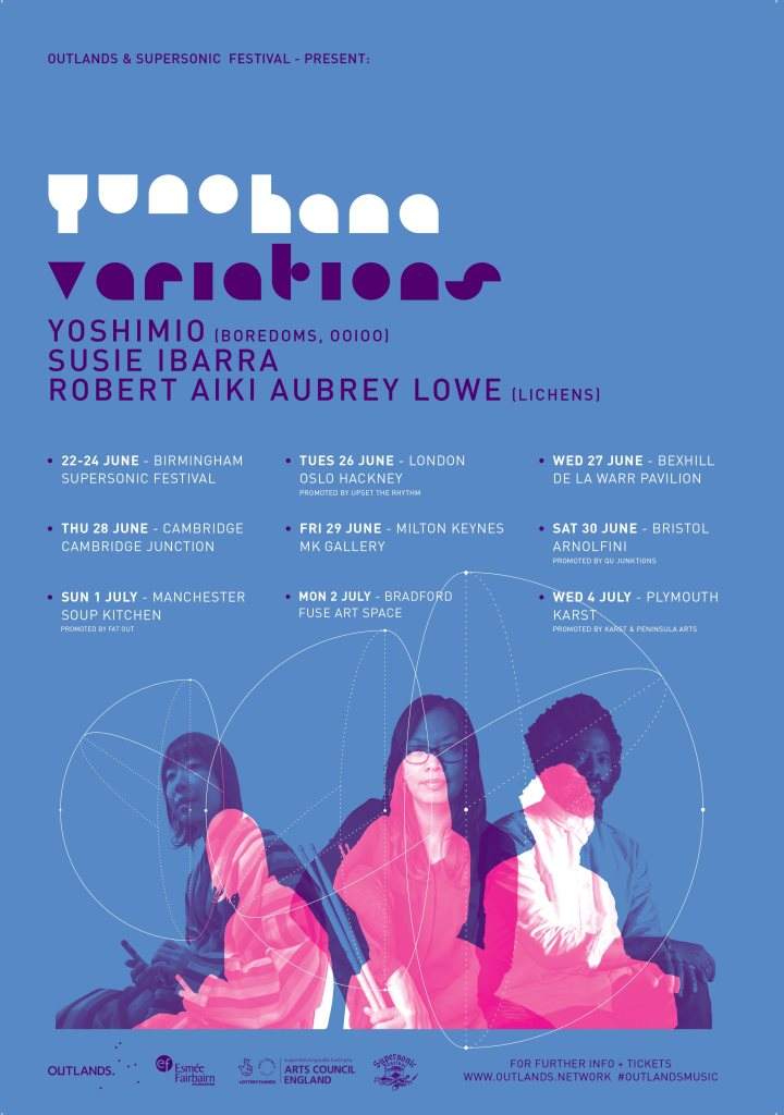 Yunohana Variations: Yoshimio / Susie Ibarra / Robert Aiki Aubrey Lowe - Página frontal