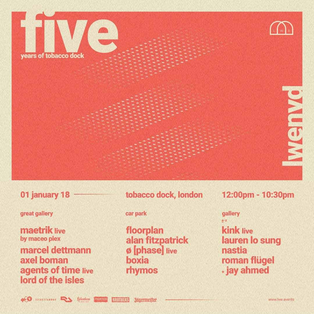 LWE NYD 2018 at Tobacco Dock, London