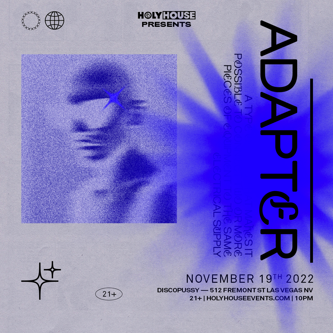 HOLY HOUSE presents: Adapter - Página frontal