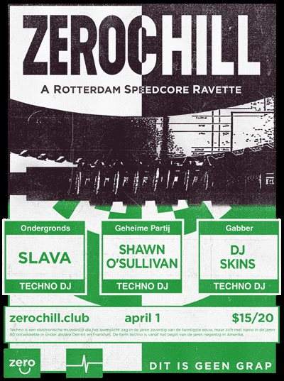Zero Chill: A Rotterdam Speedcore Ravette - Página frontal