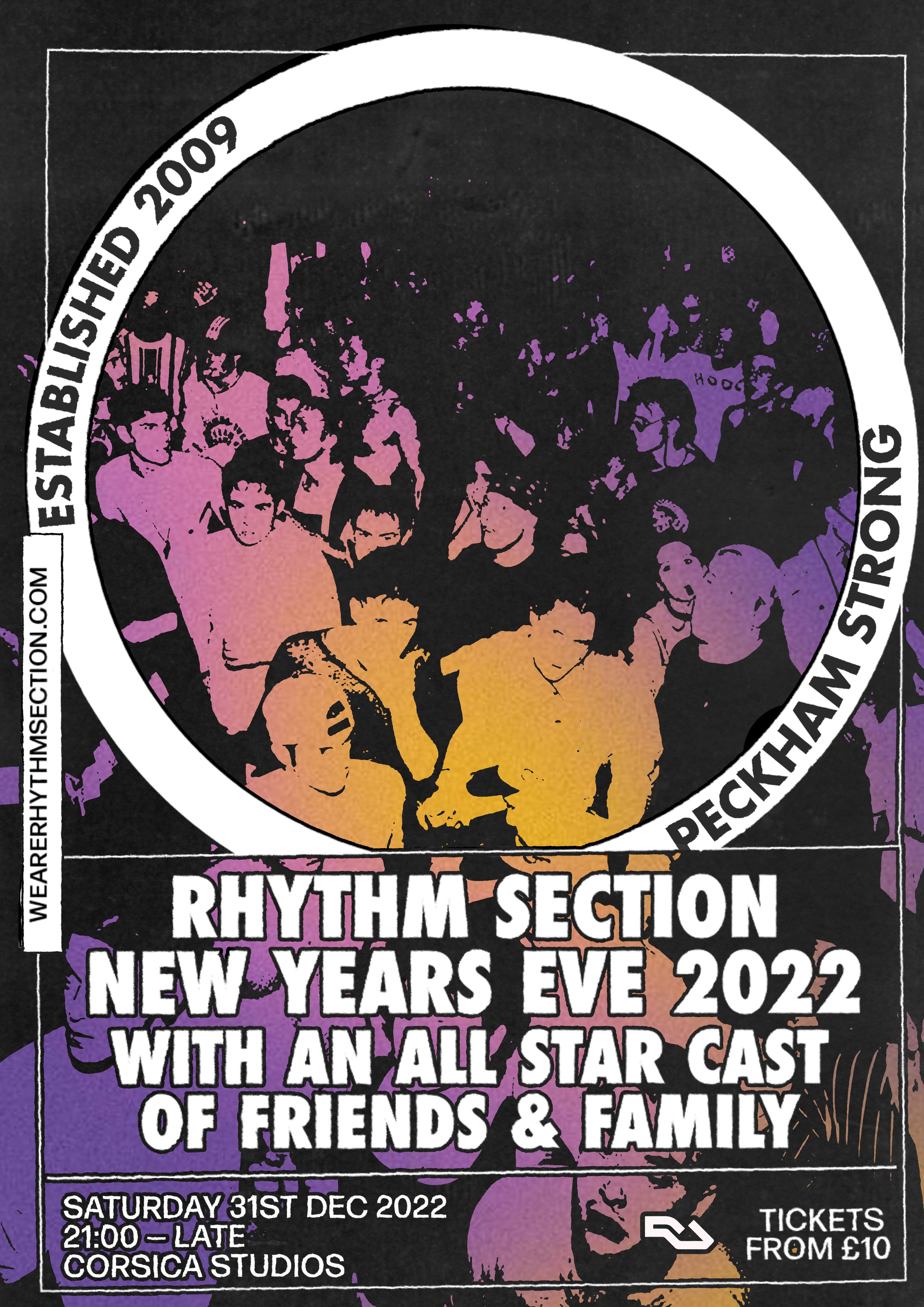 Rhythm Section does NYE 2022 at Corsica Studios, London