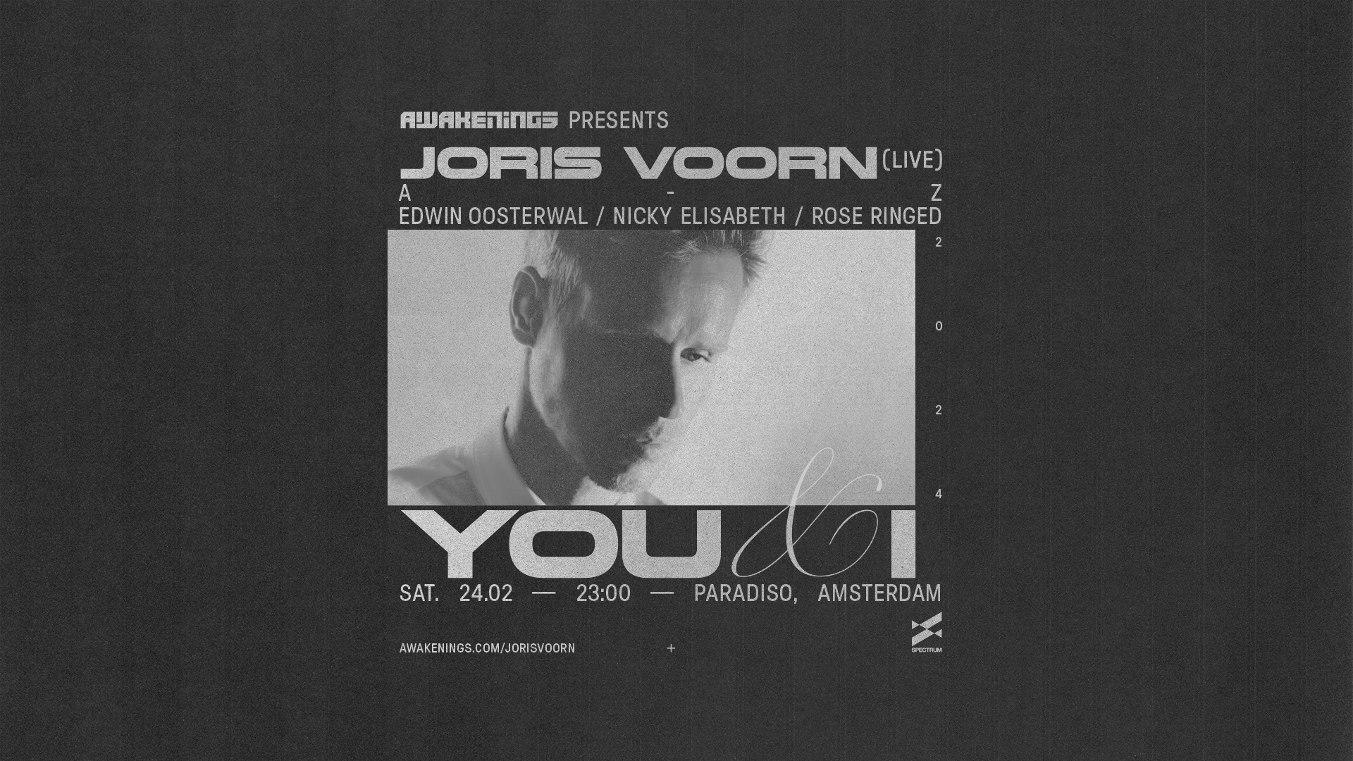 Joris Voorn - You & I (live) - フライヤー表