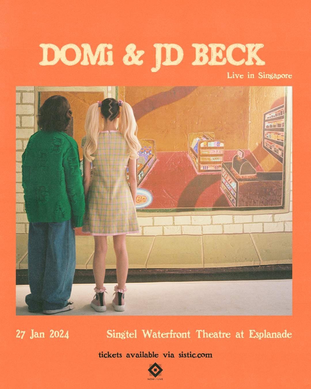 DOMi & JD BECK a Singtel Waterfront Theatre at Esplanade, Singapore