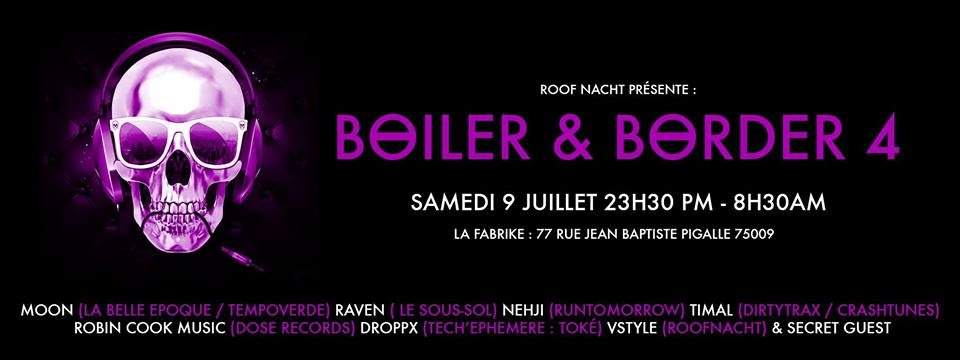 Boiler & Border 4 - フライヤー表