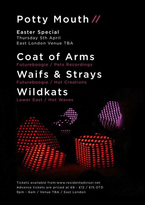 Potty Mouth Easter Special: Coat Of Arms, Waifs & Strays, Wildkats - Página frontal