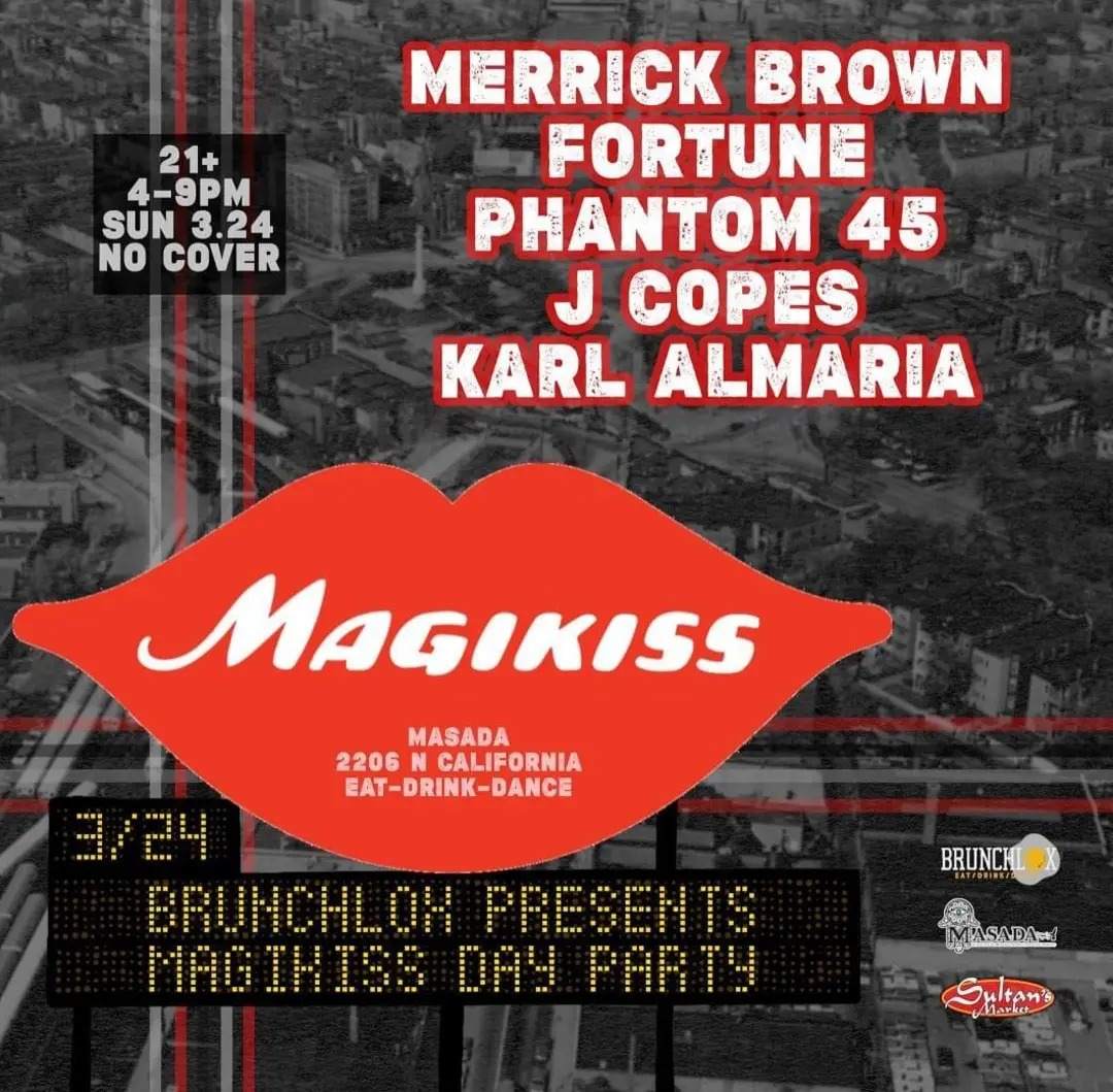Magikiss Day Party | Brunchlox | 03.24.24 - フライヤー表