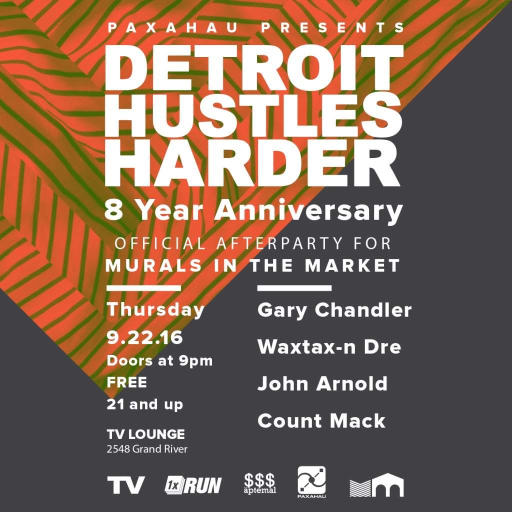 Paxahau presents: DHH 8 Year Anniversary, Murals in the Market Afterparty - フライヤー表