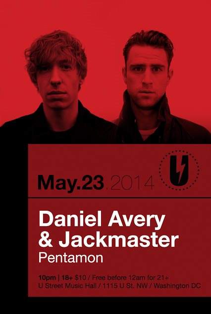 Daniel Avery and Jackmaster with Pentamon - フライヤー表