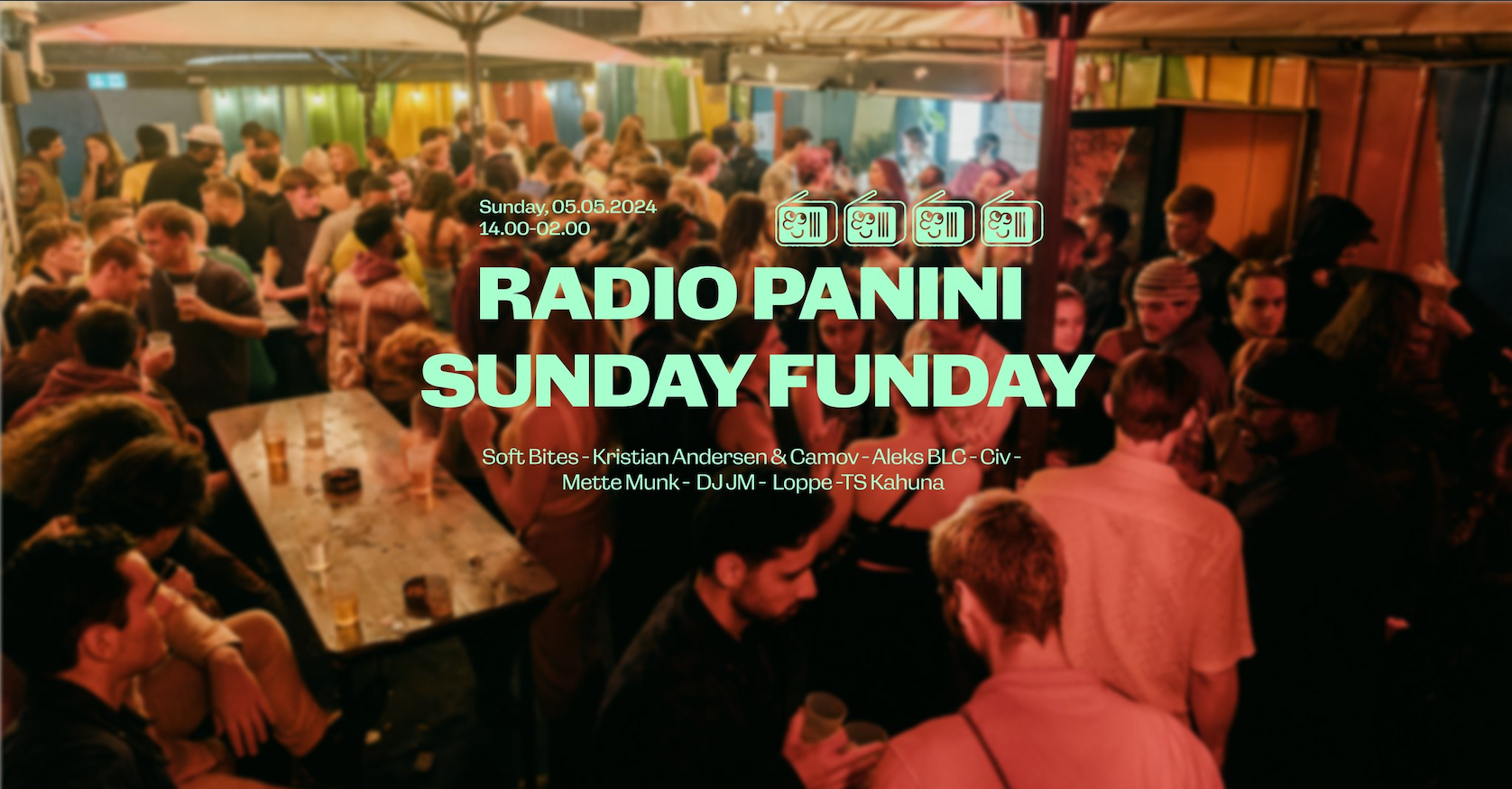 Radio Panini Sunday Funday - Página frontal