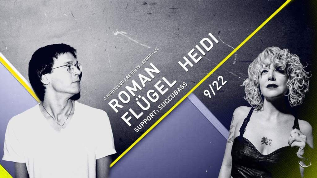 Roman Flügel & Heidi - フライヤー表