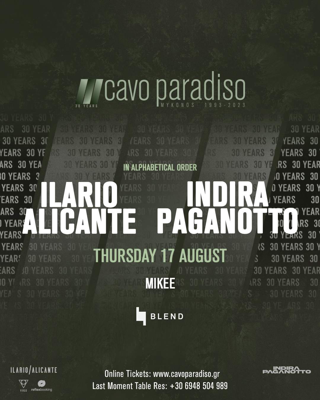 Blend with Ilario Alicante & Indira Paganotto - Página frontal