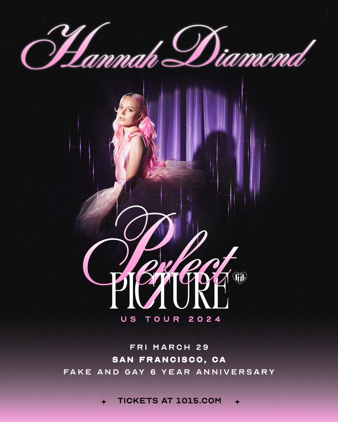Hannah Diamond: The FAKE and GAY Anniversary - フライヤー表