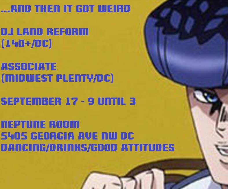 ...And Then It Got Weird at Neptune Room, Washington DC