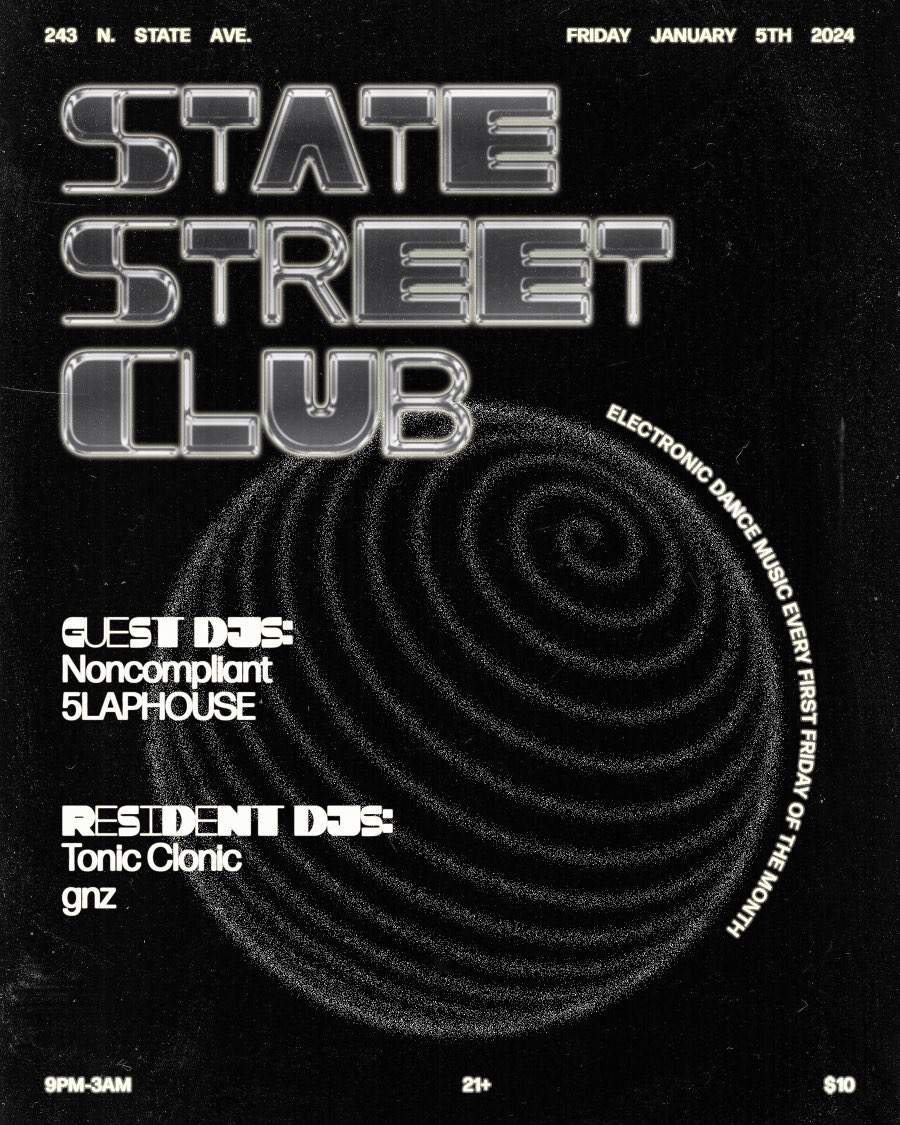 State Street Club - フライヤー表
