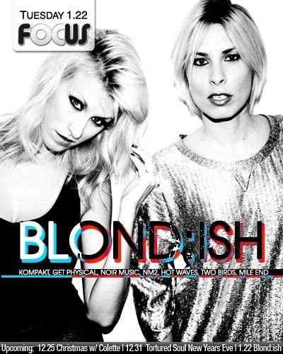 Focus presents: Blond:ish - Página frontal