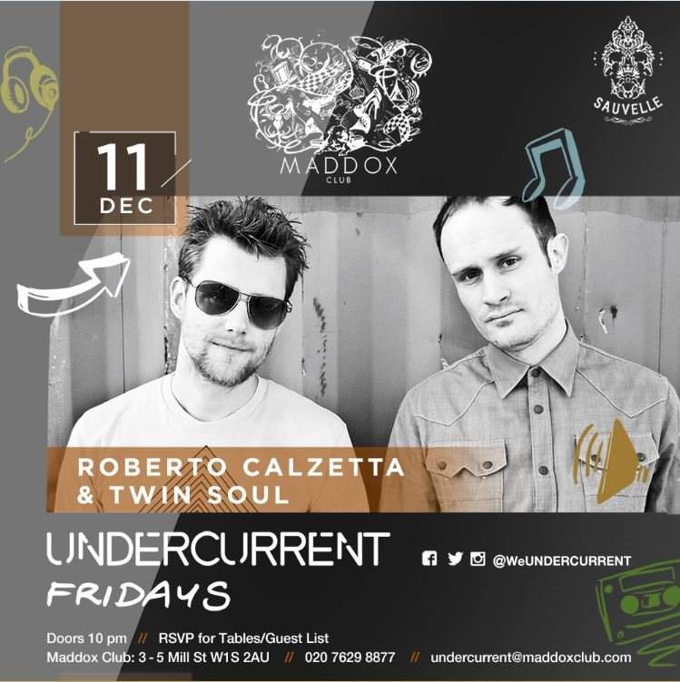 Roberto Calzetta & Twin Soul for Undercurrent - Página frontal