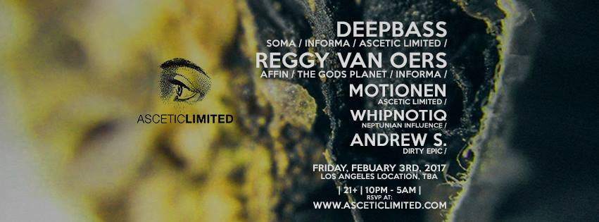 Ascetic Limited presents Deepbass and Reggy Van Oers - Página frontal