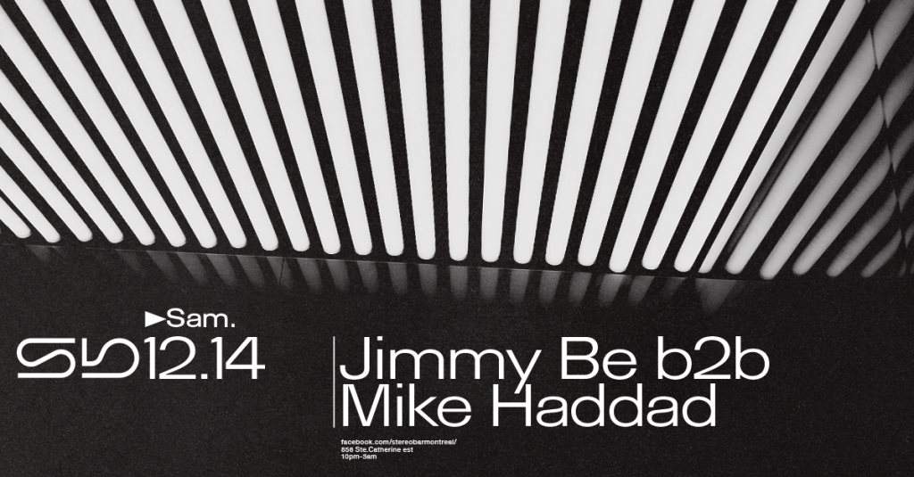 Jimmy Be b2b Mike Haddad - フライヤー表