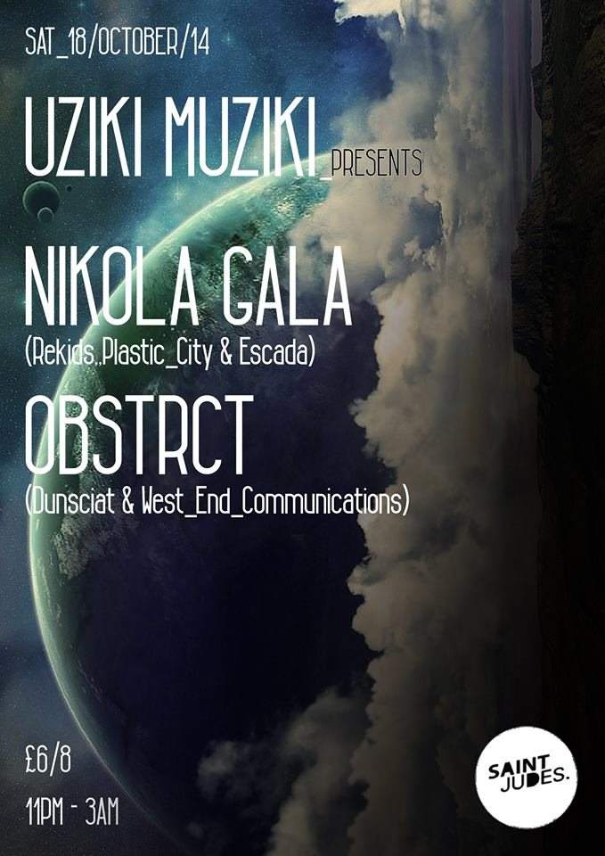 Uziki Muziki presents: Nikola Gala & Obstrct - Página frontal