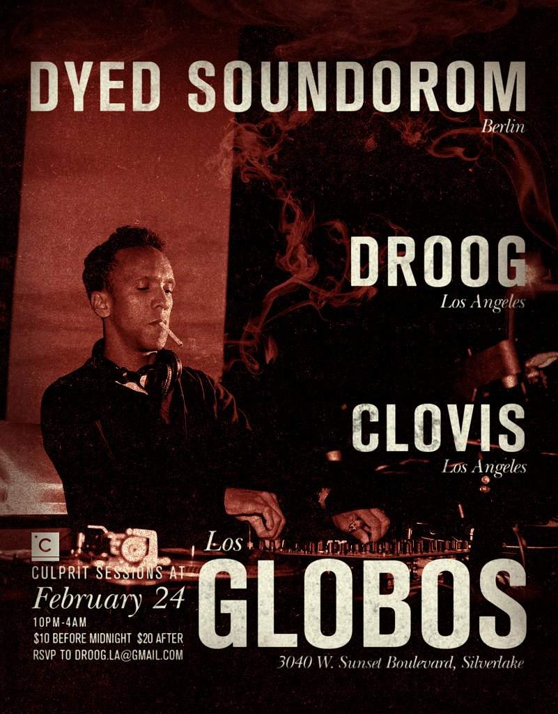 Culprit Sessions with Dyed Soundorom, Droog & Clovis - Página frontal