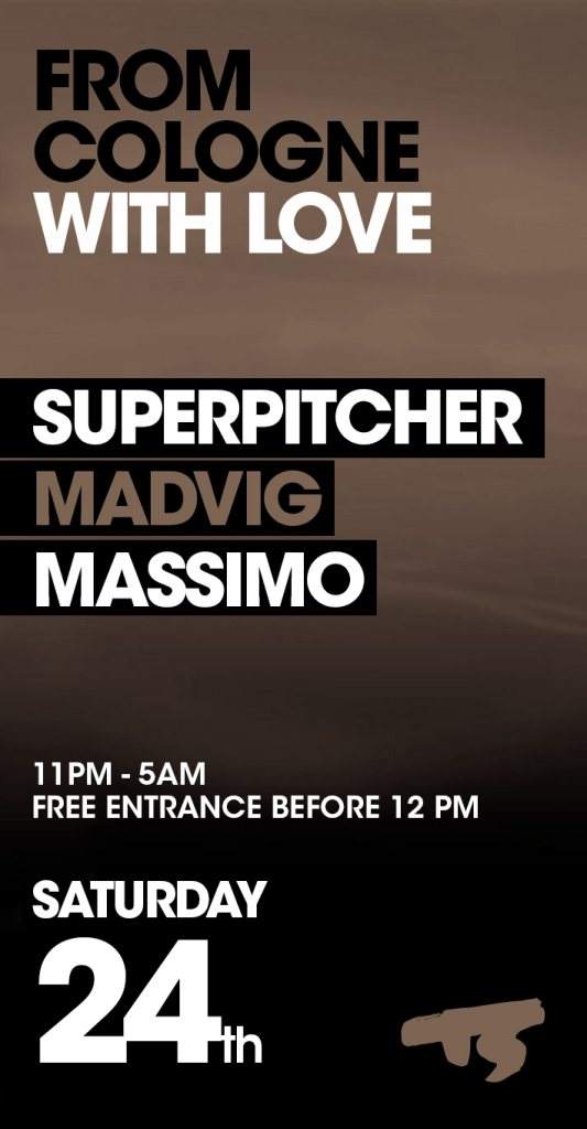 Superpitcher + Madvig + Massimo - フライヤー表