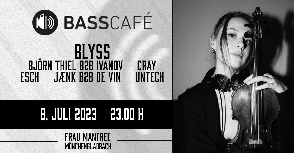 Basscafé with Blyss - Página frontal