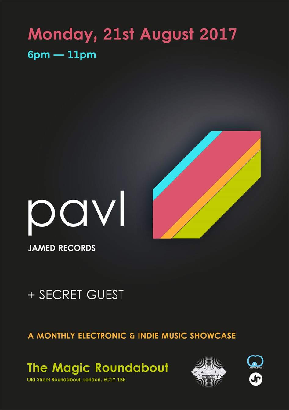 Jamed Records with pavl & Secret Guest - Página frontal
