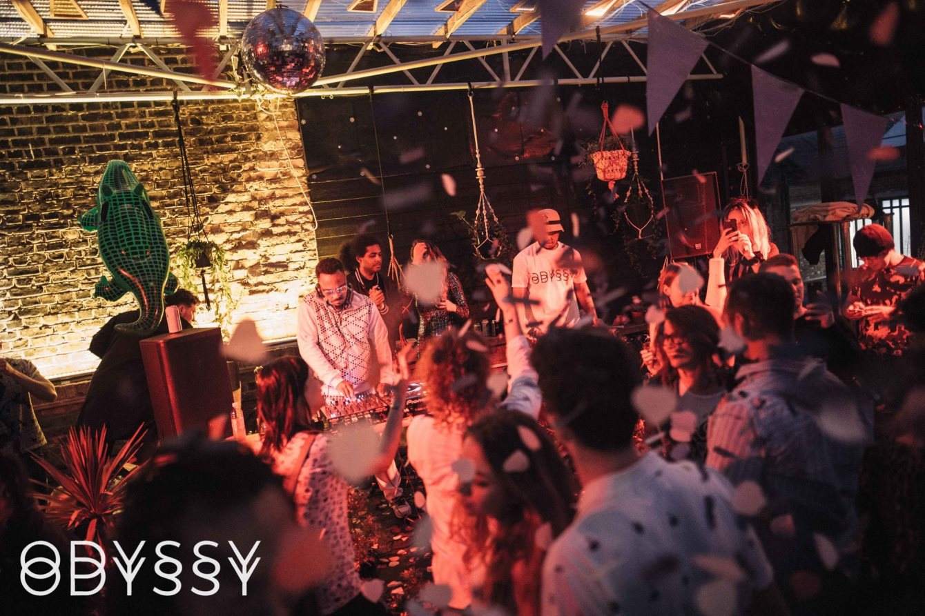 Odyssy - Day & Night Roof Party with Petrou - フライヤー裏