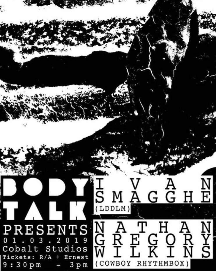 Body Talk with Ivan Smagghe & Nathan Gregory Wilkins - フライヤー表