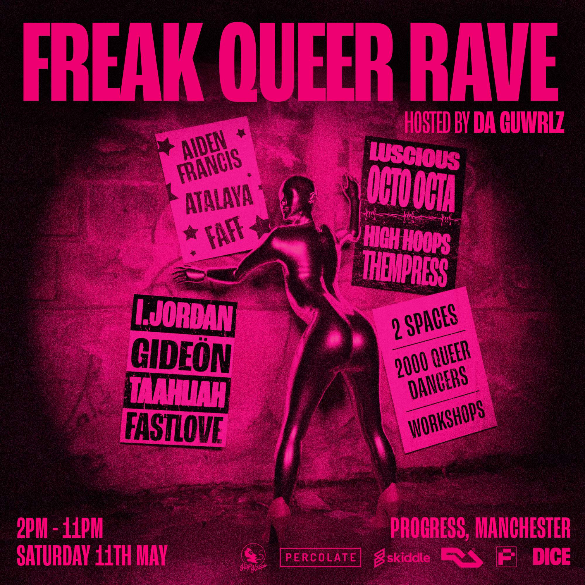 [SOLD OUT] Freak Queer Rave: Octo Octa, TAAHLIAH, I.JORDAN, GIDEÖN, FAFF & More - Página frontal