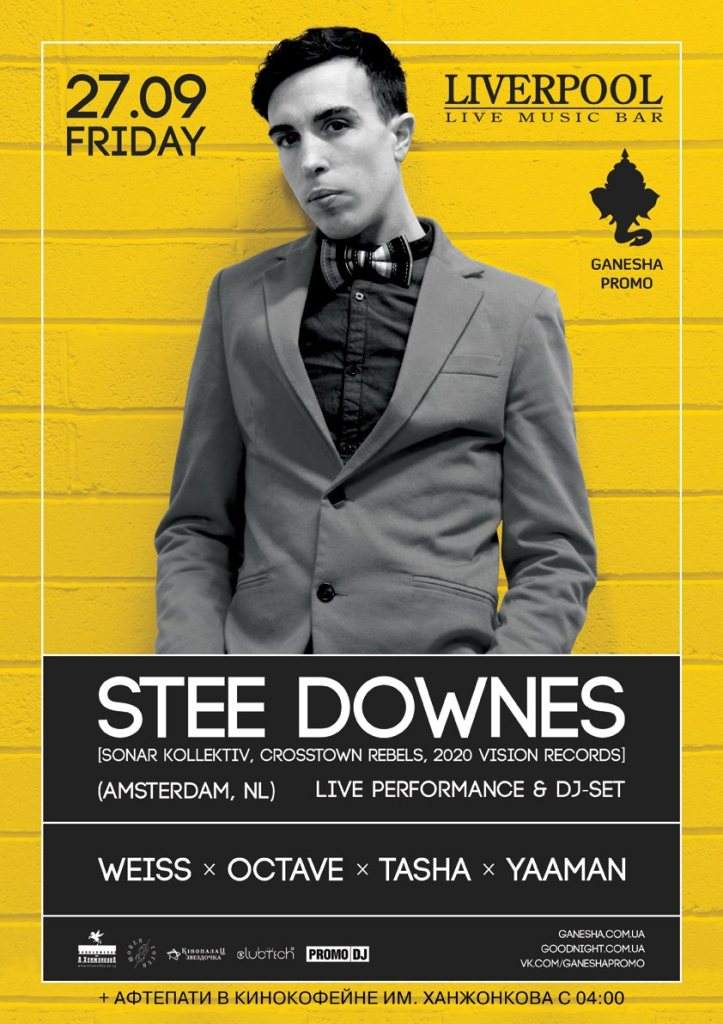 Ganesha Promo Night with Stee Downes - フライヤー表