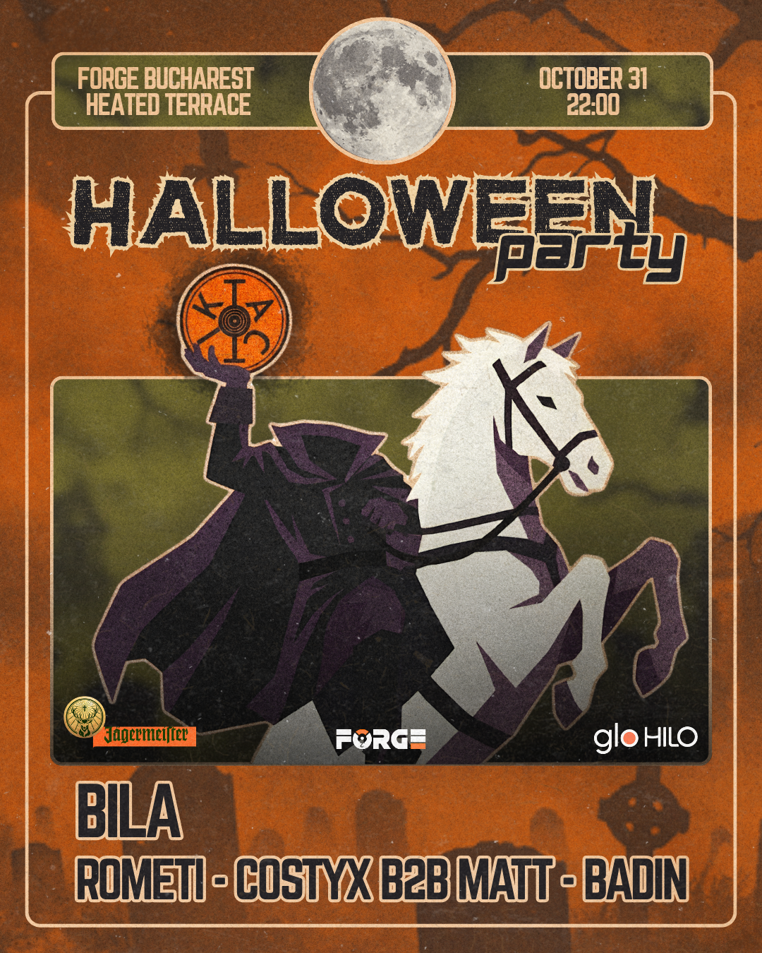 Tactik Halloween Party with BILA, Costyx, Matt, Badin, Rometi at Forge ...